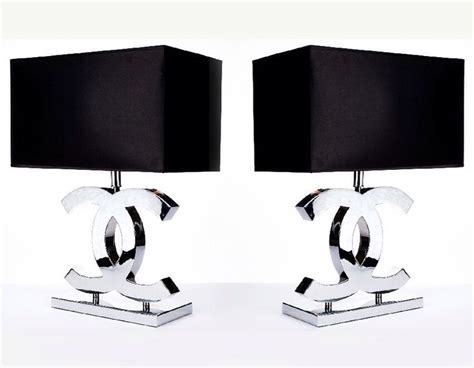 chanel plafondlamp|Chanel table lamps.